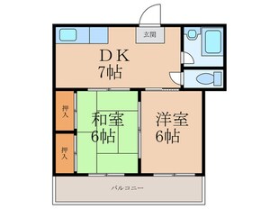 サンカープⅡの物件間取画像